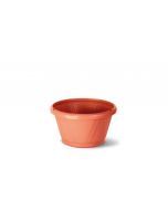 Vaso Plástico Cuia Nobre 00 Com Prato Jardins Cerâmica 1,5 litro