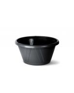 Vaso Plástico Cuia Nobre 1,5 Com Prato Jardins Preto 4,5 litros
