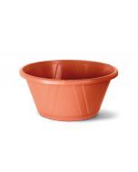 Vaso Plástico Cuia Nobre 03 Com Prato Jardins Cerâmica 7 litros