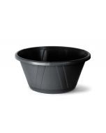 Vaso Plástico Cuia Nobre 03 Com Prato Jardins Preto 7 litros