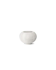 Vaso Ondulado Redondo 26 - Branco