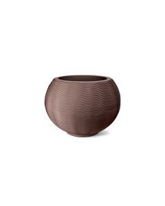 Vaso Ondulado Redondo 40 - Tabaco
