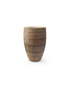 Vaso Bambu Oval 75 - Envelhecido
