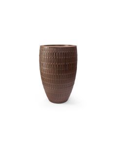 Vaso Bambu Oval 75 - Carvalho