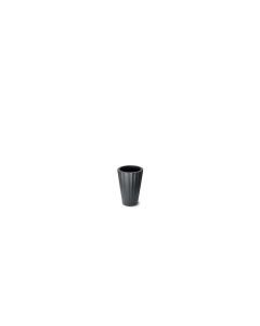 Vaso Creta Conico 24 - Preto