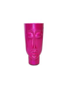 Vaso Face Totem Mulher 85 - Rosa Turmalina