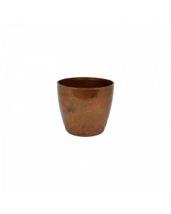 Cachepô Diamond 1 - Dourado - 700 ml - Plasgarden